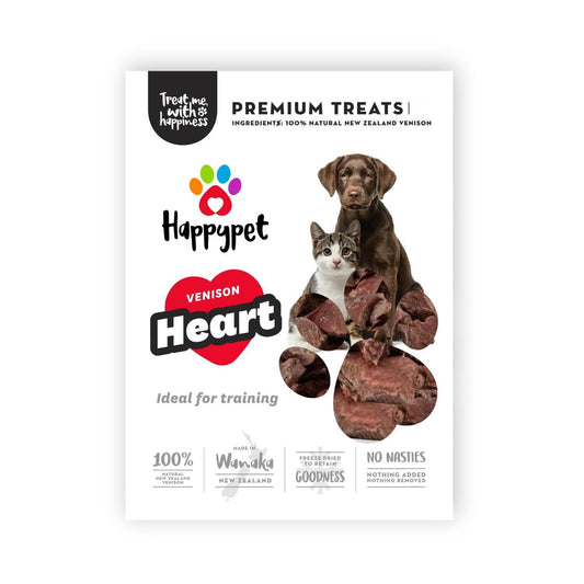 Happypet Freeze-Dried Venison Heart Treats
