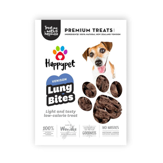 Happypet Freeze-Dried Venison Lung Bites