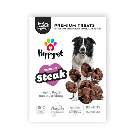 Happypet Freeze-Dried Venison Steak Treats