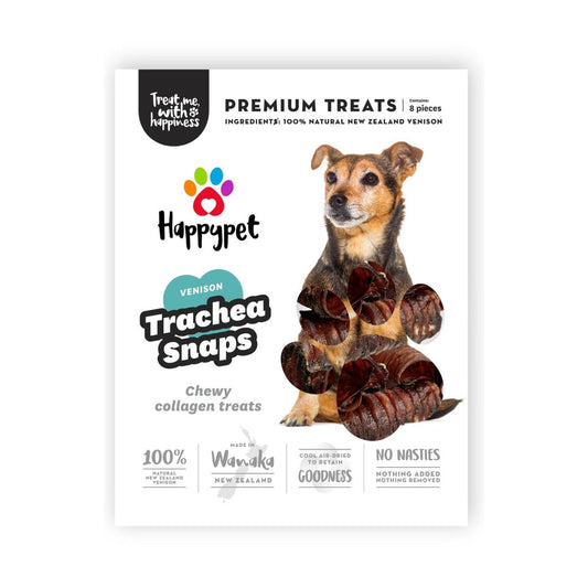 Happypet Venison Trachea Snaps – 8 Pack