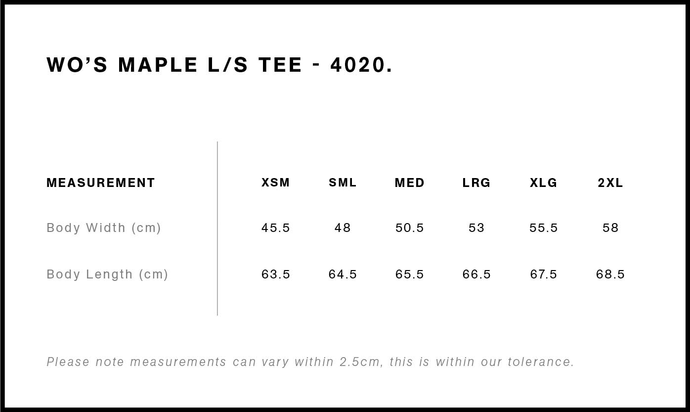 Scent Squad 2026 Training Long Sleeve T-Shirt | AS Colour Women’s Maple L/S Tee
