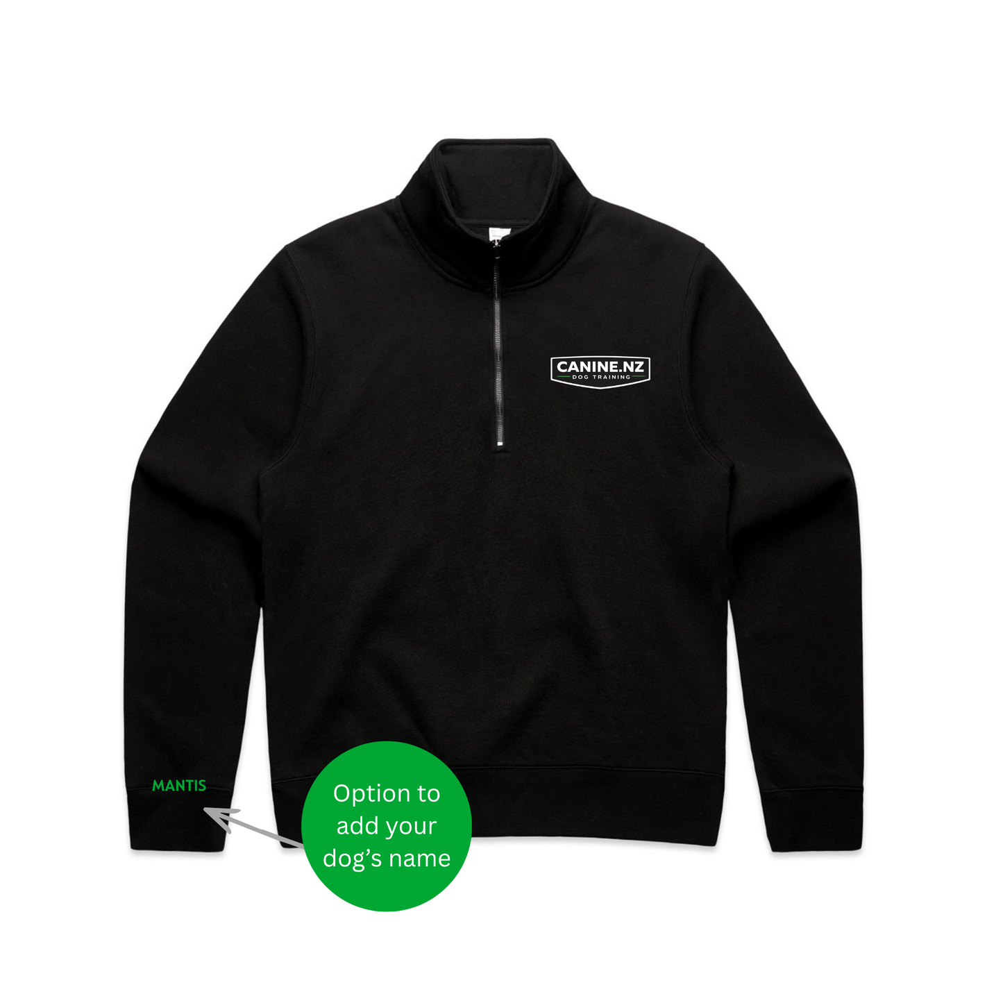 Scent Squad 2026 Women’s Half Zip Crew | AS Colour Stencil Half Zip